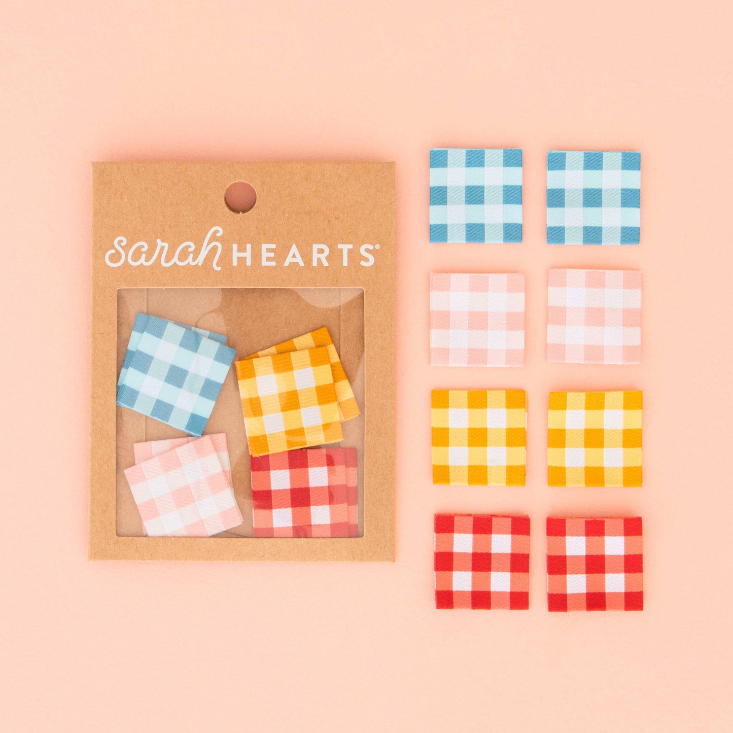 Gingham Multipack - Sewing Woven Clothing and Quilt Labels