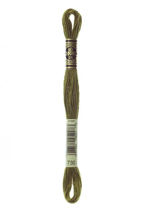 730 Khaki | DMC Six-Strand Embroidery Floss
