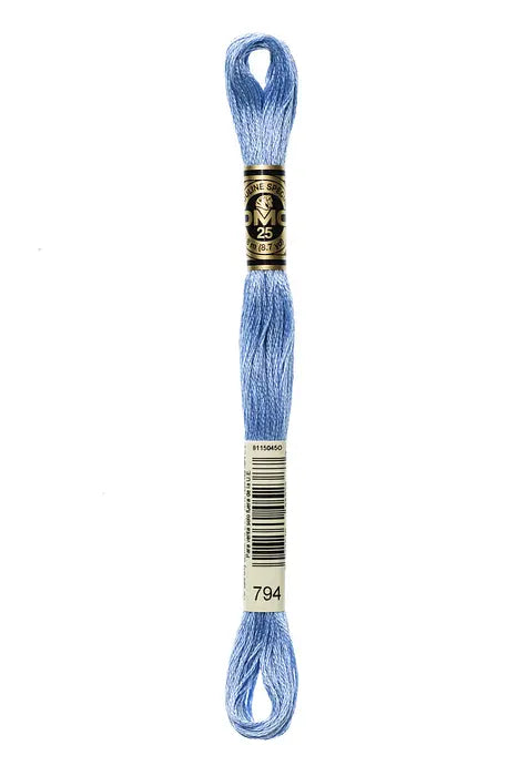 794 Baby Blue | DMC Six-Strand Embroidery Floss