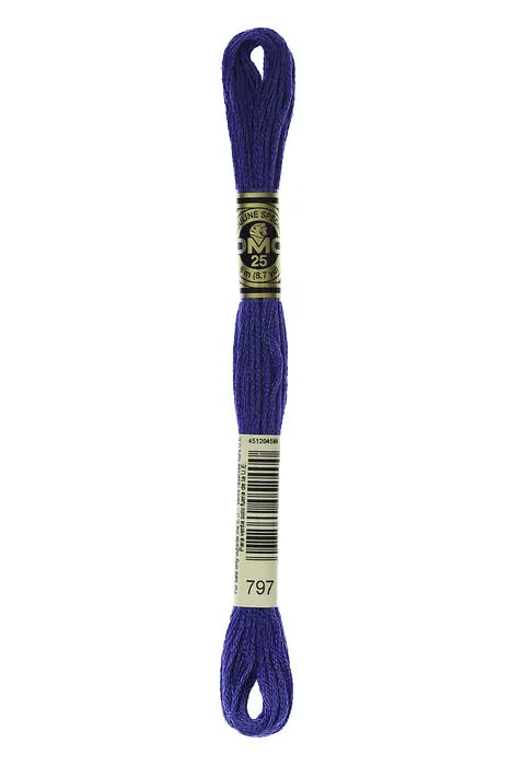 797 French Blue | DMC Six-Strand Embroidery Floss