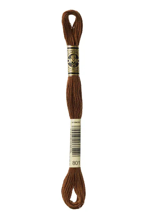 801 Mink | DMC Six-Strand Embroidery Floss