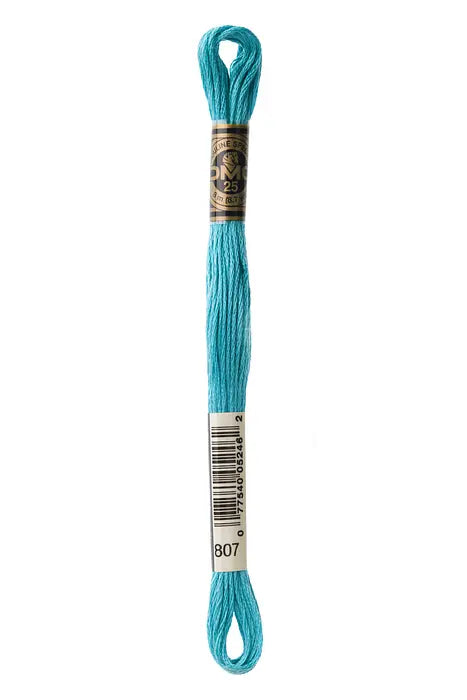 807 Turquoise Tide | DMC Six-Strand Embroidery Floss