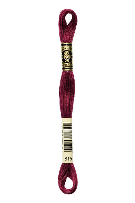 815 Metallic Black Cherry | DMC Six-Strand Embroidery Floss