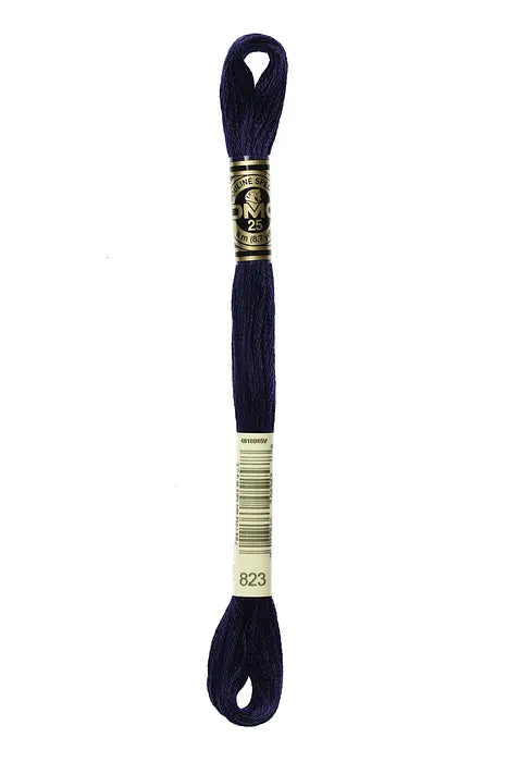 823 Blueberry | DMC Six-Strand Embroidery Floss