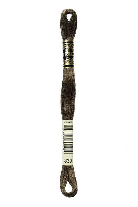 839 Root Brown | DMC Six-Strand Embroidery Floss