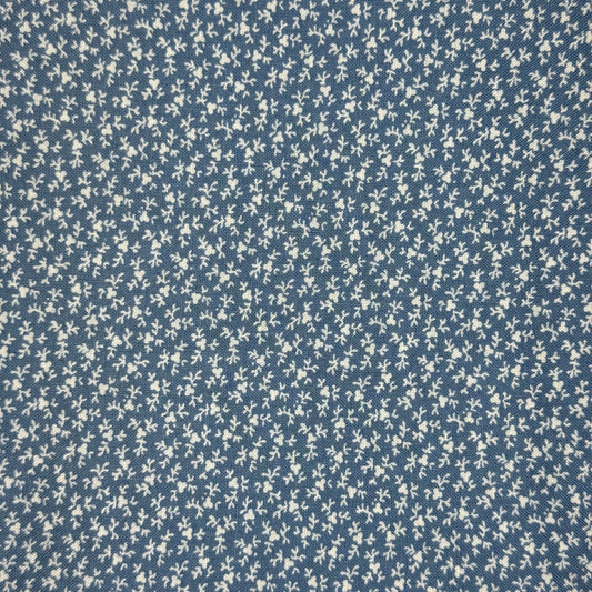 Vintage Fabric - Small Blue Floral