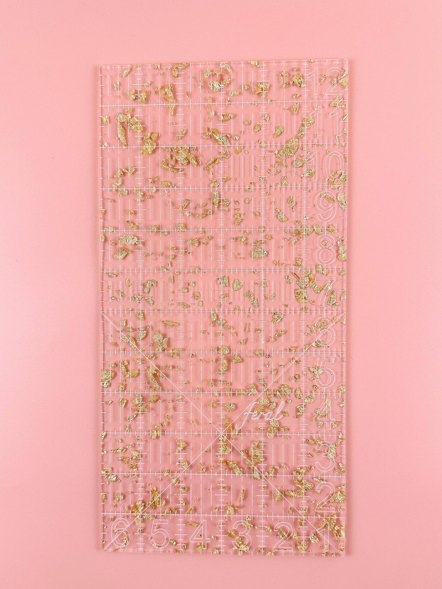 Golden 6 x 12 Quilting Ruler | Feral Notions