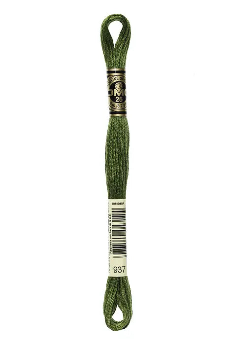 937 Moss | DMC Six-Strand Embroidery Floss