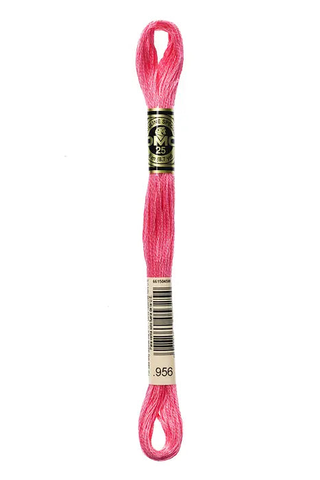 956 Hot Pink | DMC Six-Strand Embroidery Floss