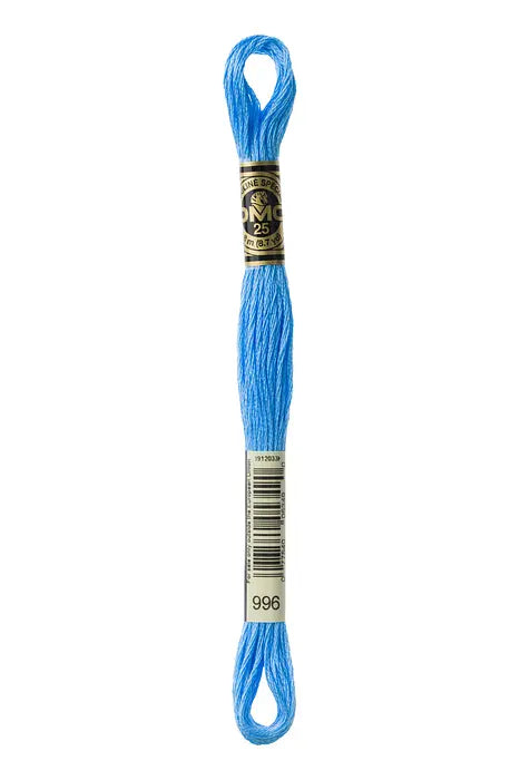 996 Electric Blue | DMC Six-Strand Embroidery Floss