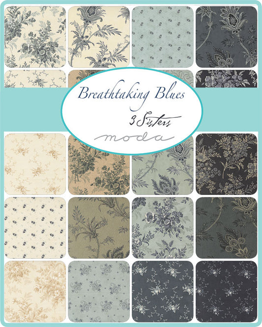 Breathtaking Blues Charm Pack 44400PP Moda Precuts