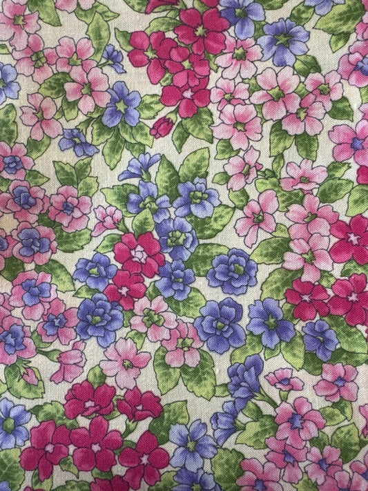 Vintage Fabric - Pink Florals