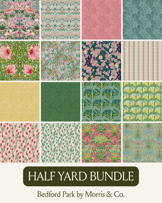 Half Yard Bundle Bedford Park Quilting Fabric | Morris & Co from Free Spirit