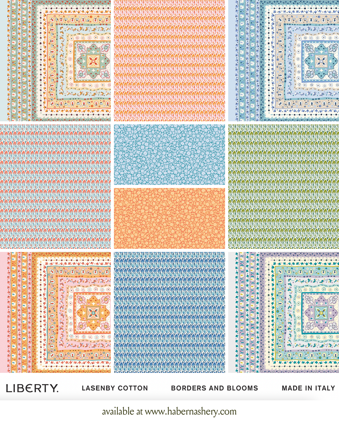 PREORDER: Liberty Borders and Blooms 5 Inch Stacker, 42 Pcs.