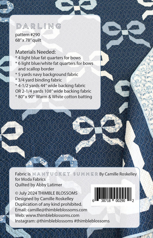 Darling Quilt Pattern | Thimble Blossoms