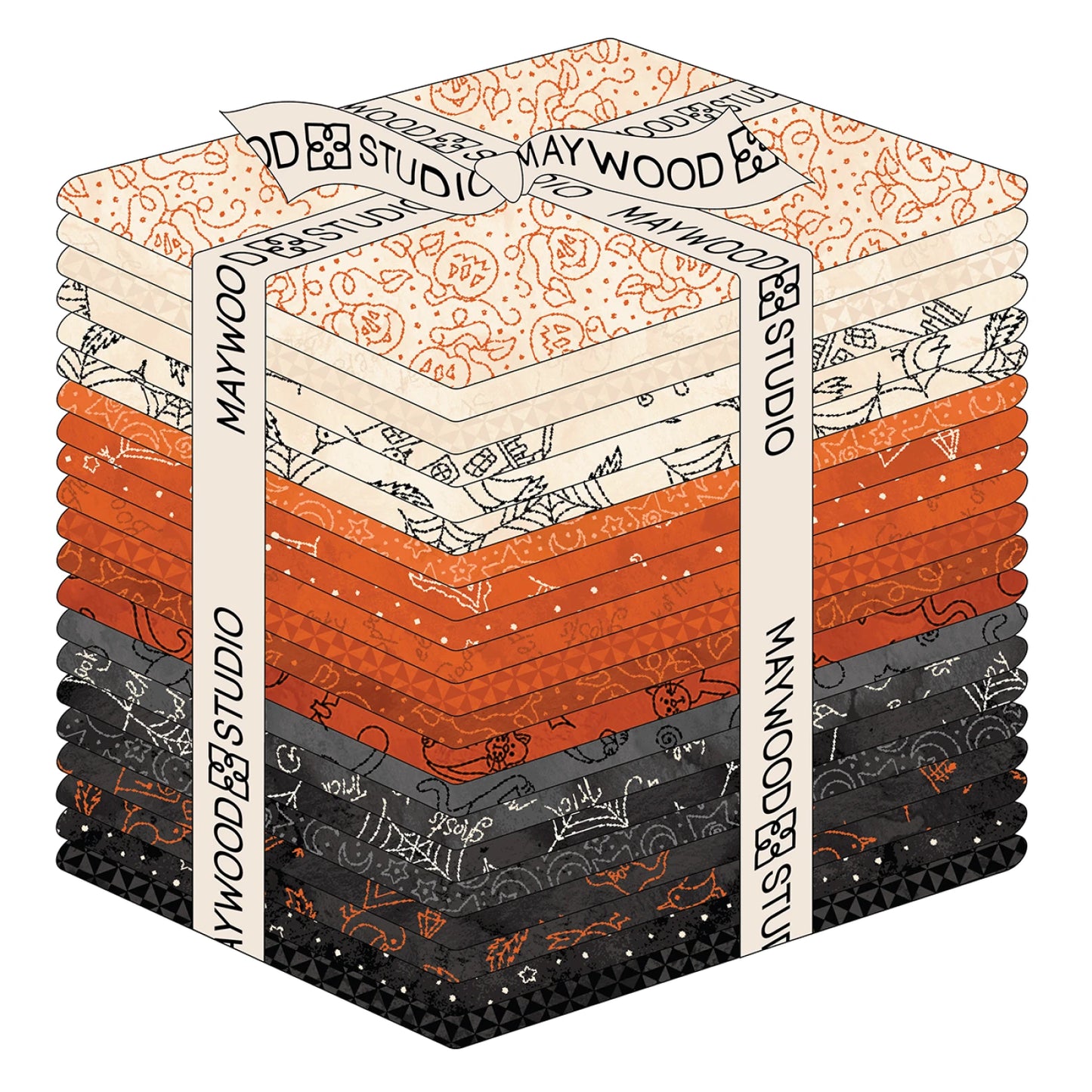 Maywood Studio Fat Quarter Spooky Stitches, 21pcs/bundle