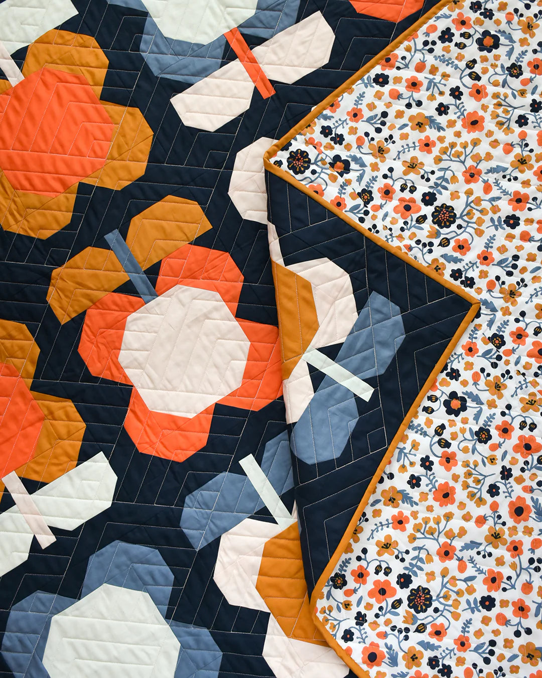 Folk Bloom Quilt Pattern | Pen and Paper Patterns