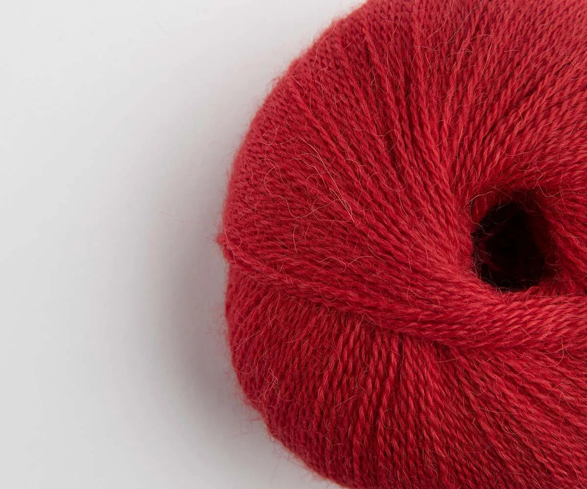 Bright Red | Yarnalia Joy 100% Baby Alpaca Yarn