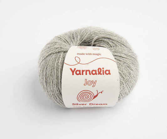 Silver Dream | Yarnalia Joy 100% Baby Alpaca Yarn