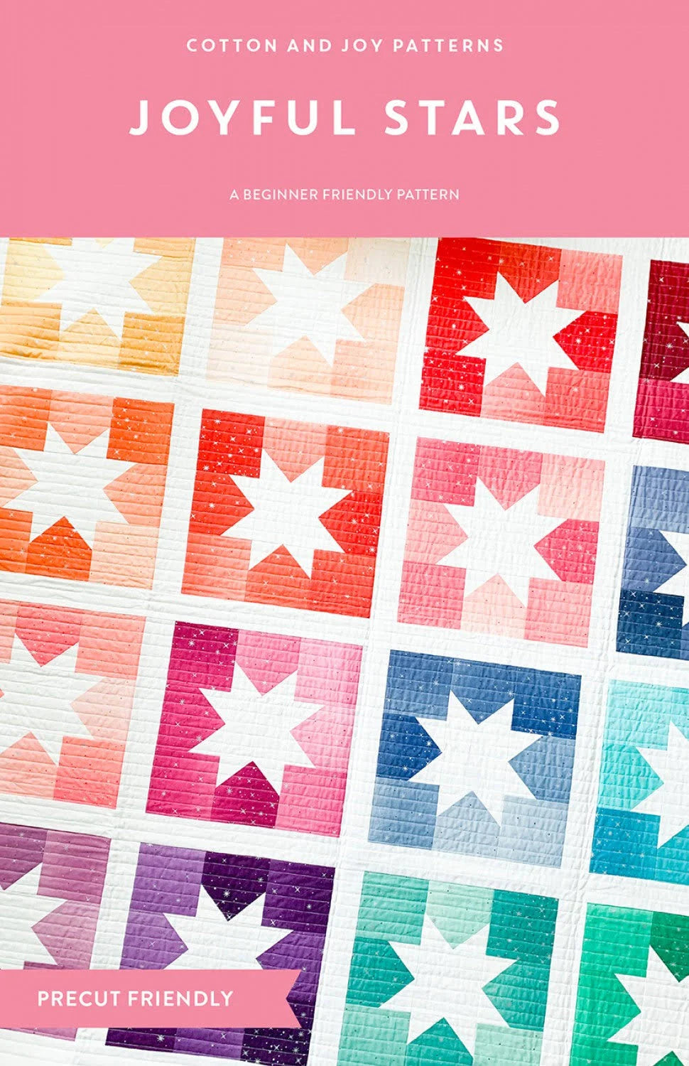 Asher Quilt Pattern Joyful Stars Quilt Pattern | Cotton & Joy – Habernashery
