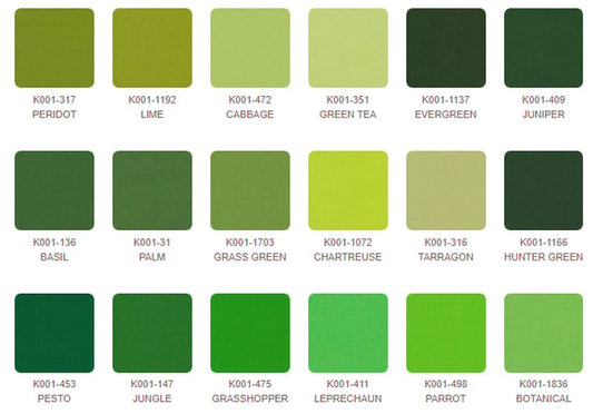 Kona Cotton January 2025 Palette Charm Pack 42 pcs