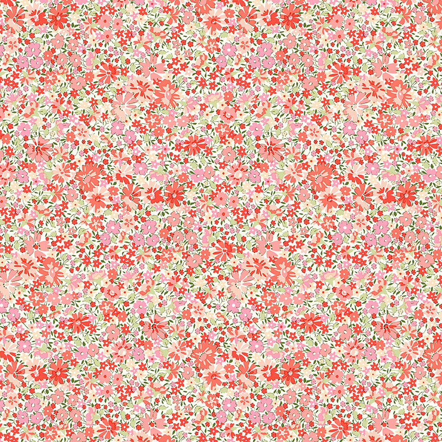 PREORDER: Liberty Romantic Florals Velasco Meadow C Quilting Fabric