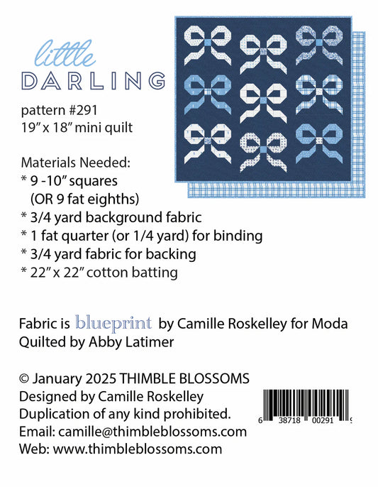 Little Darling Quilt Pattern | Thimble Blossoms