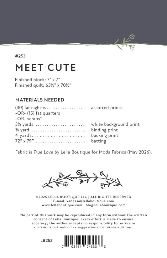 Meet Cute Quilt Pattern | Lella Boutique