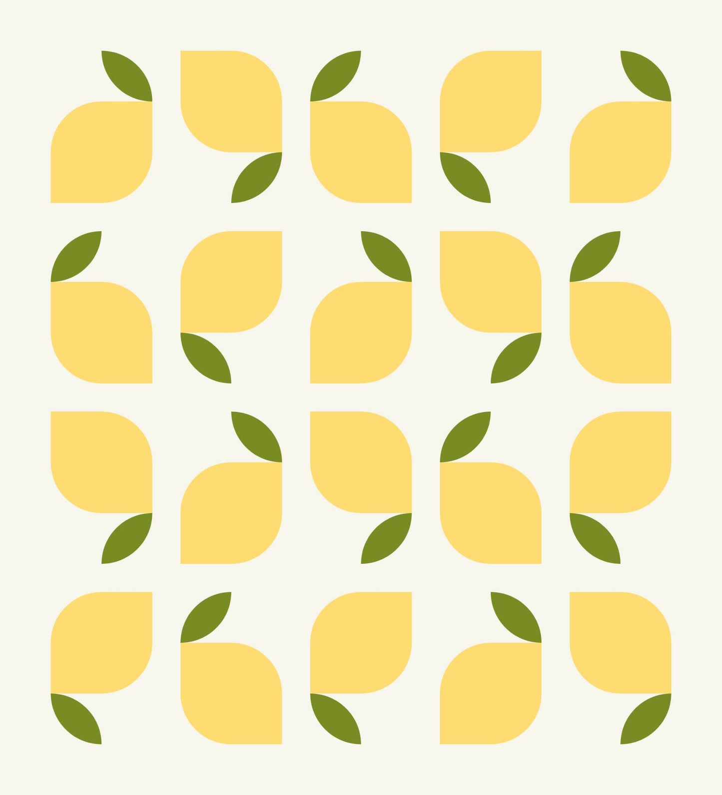 Memi's Lemons Quilt Kit - Throw Size - Curated by Habernashery