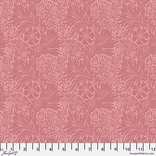Marigold (Rose) Bedford Park Quilting Fabric | Morris & Co from Free Spirit