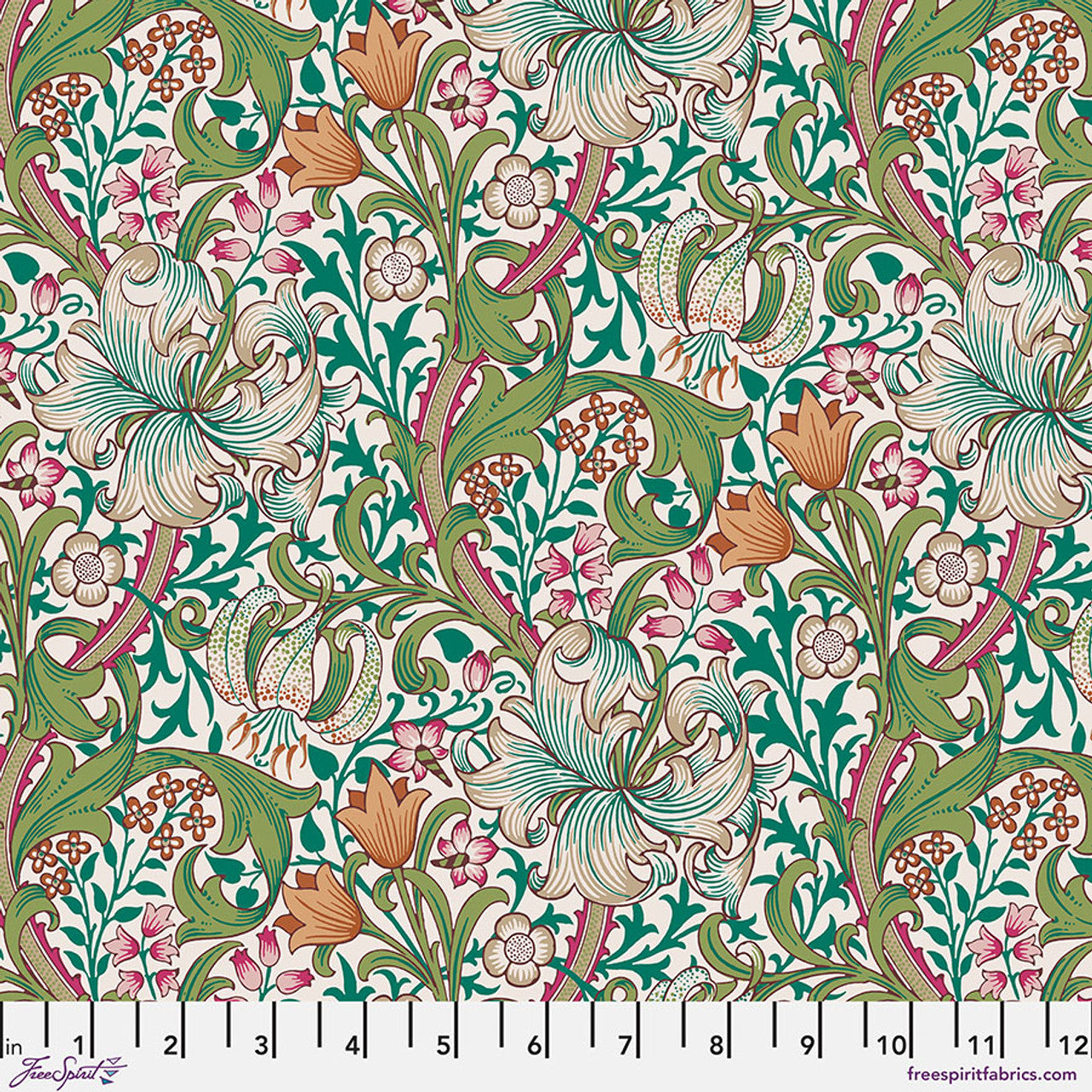 1 Yard Bundle Bedford Park Quilting Fabric | Morris & Co from Free Spirit