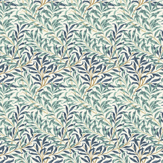 Willow Boughs Mint Quilting Fabric | Morris & Co from Free Spirit