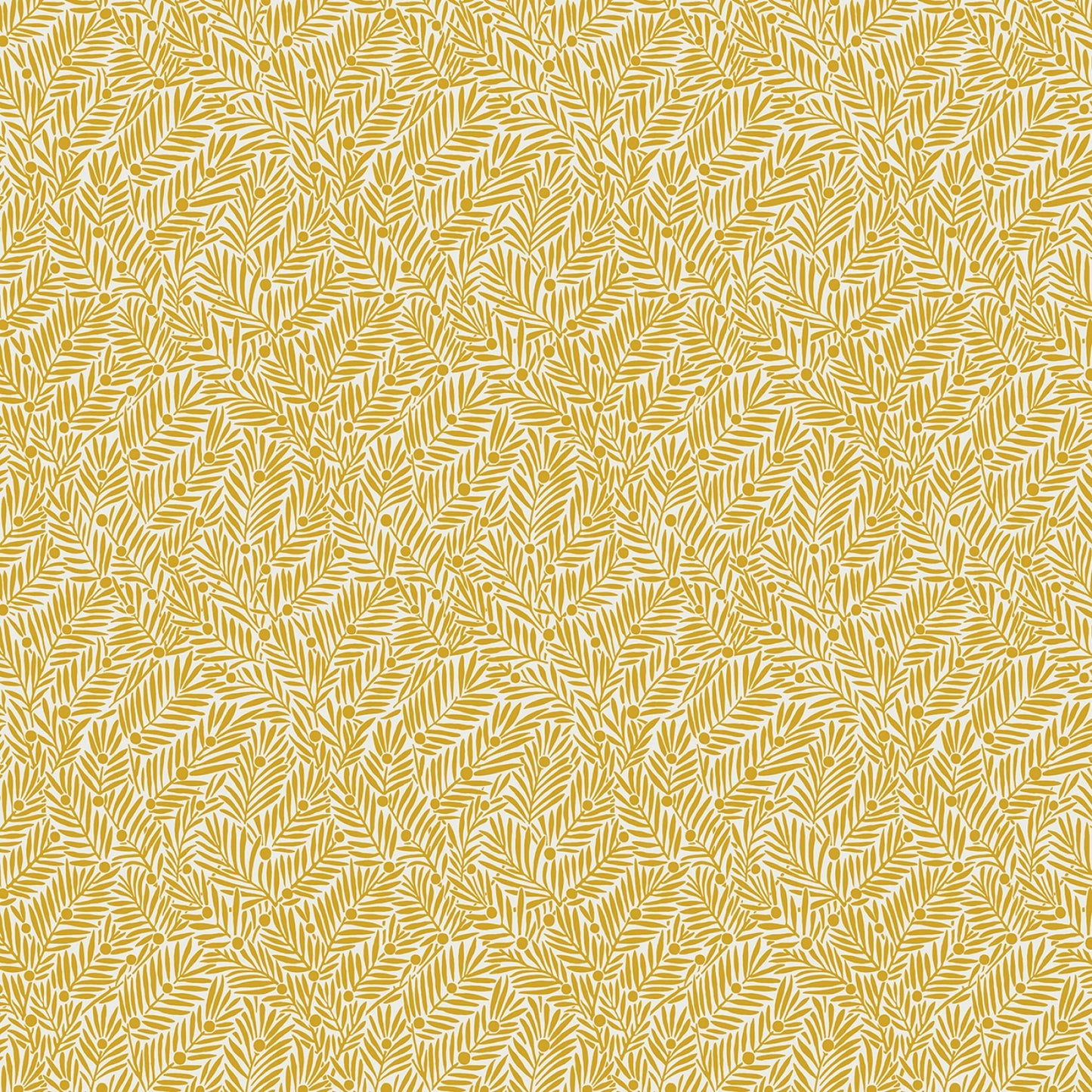 Yew & Aril (Sunshine) Bedford Park Quilting Fabric | Morris & Co from Free Spirit