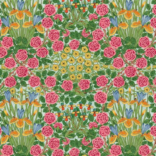 Campanula (Seaglass) Bedford Park Quilting Fabric | Morris & Co from Free Spirit