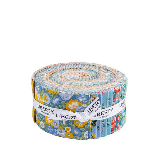 Liberty Fabrics Palace Gardens 2.5 Inch Rolie Polie, 40 Pcs.