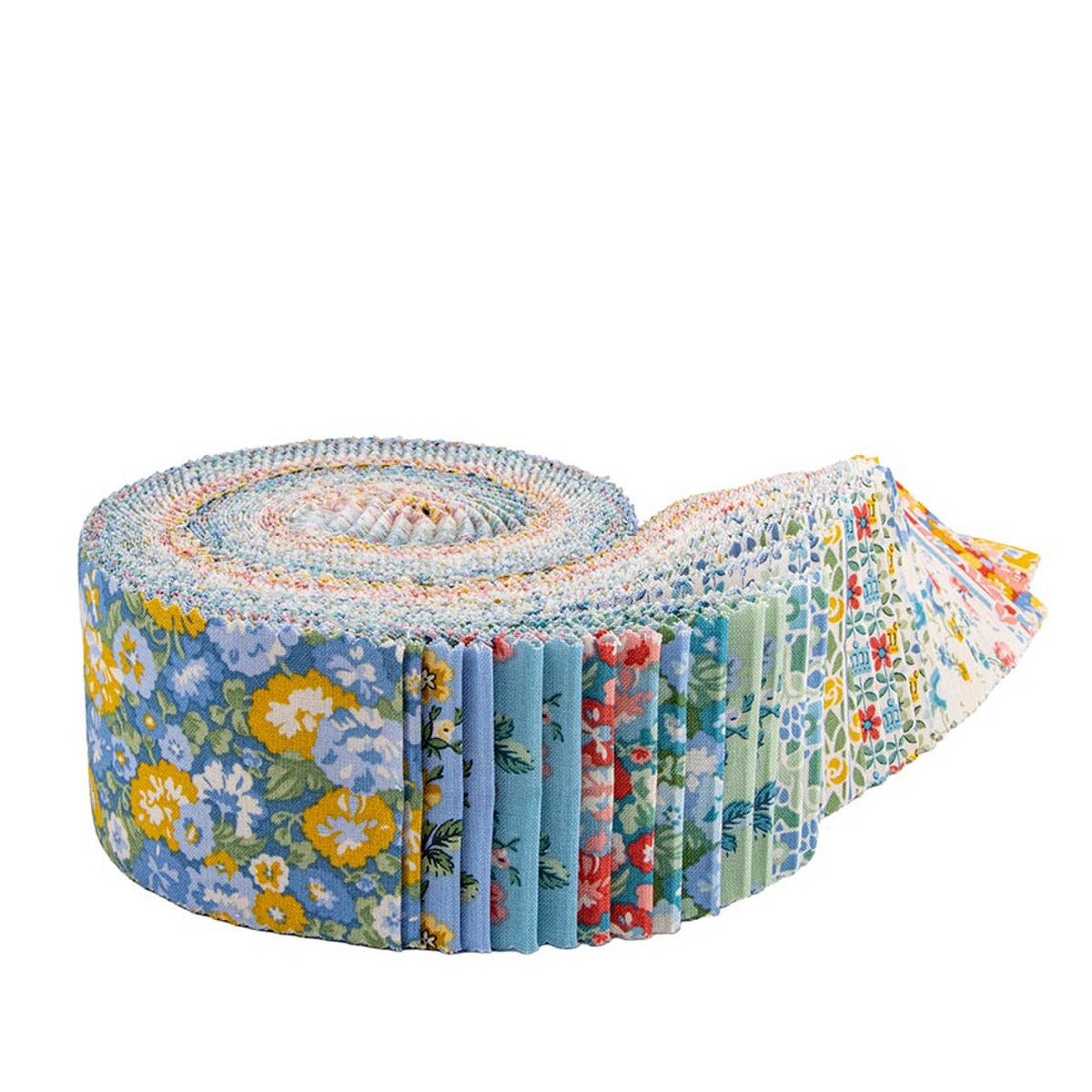 Liberty Fabrics Palace Gardens 2.5 Inch Rolie Polie, 40 Pcs.
