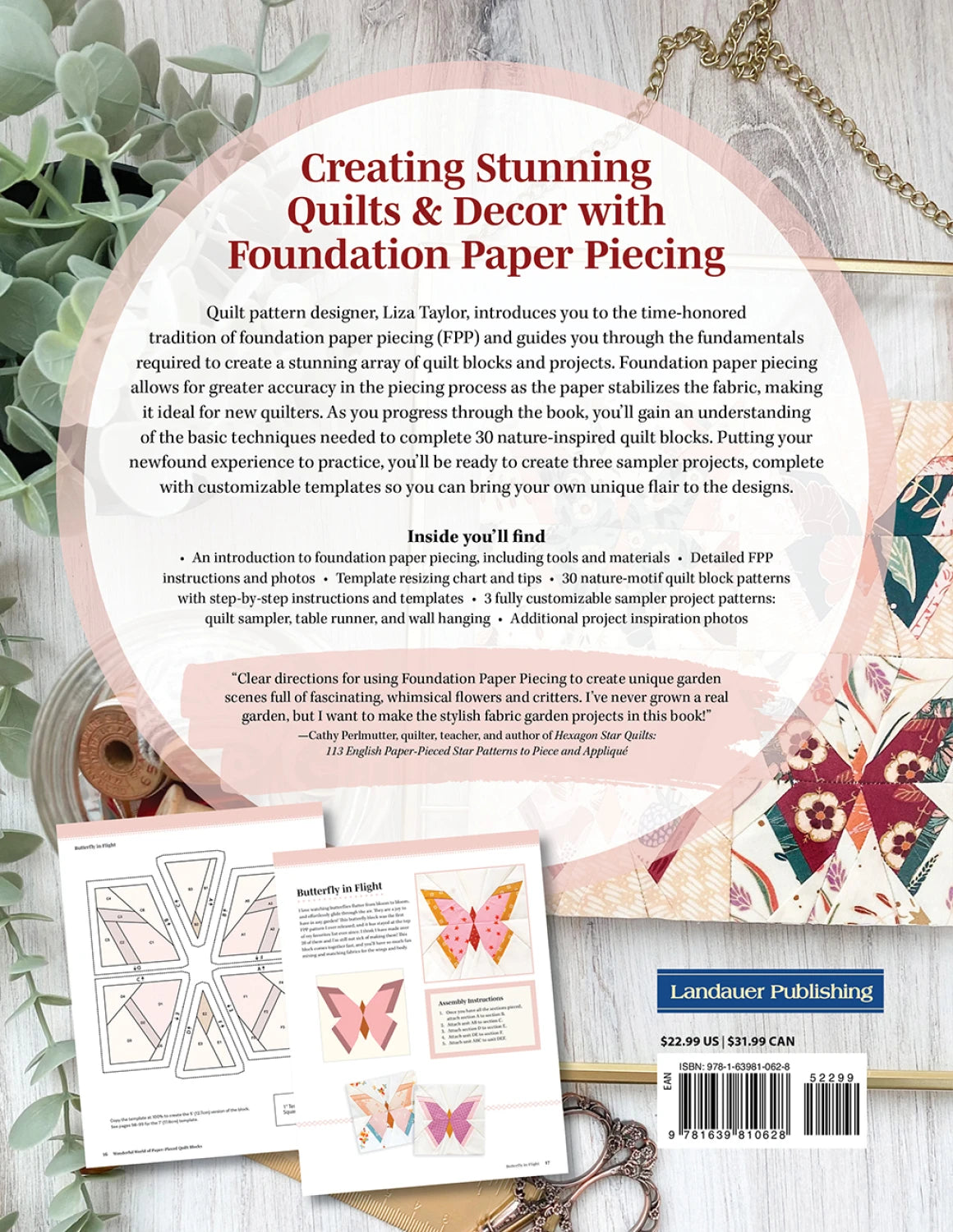 Wonderful World of Paper-Pieced Quilt Blocks by Liza Taylor Handmade