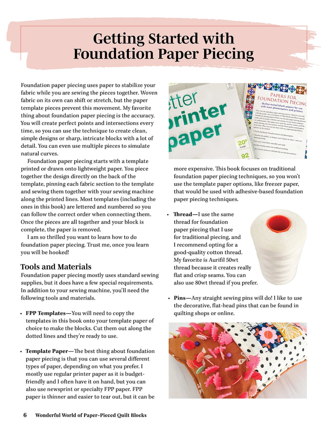 Wonderful World of Paper-Pieced Quilt Blocks by Liza Taylor Handmade