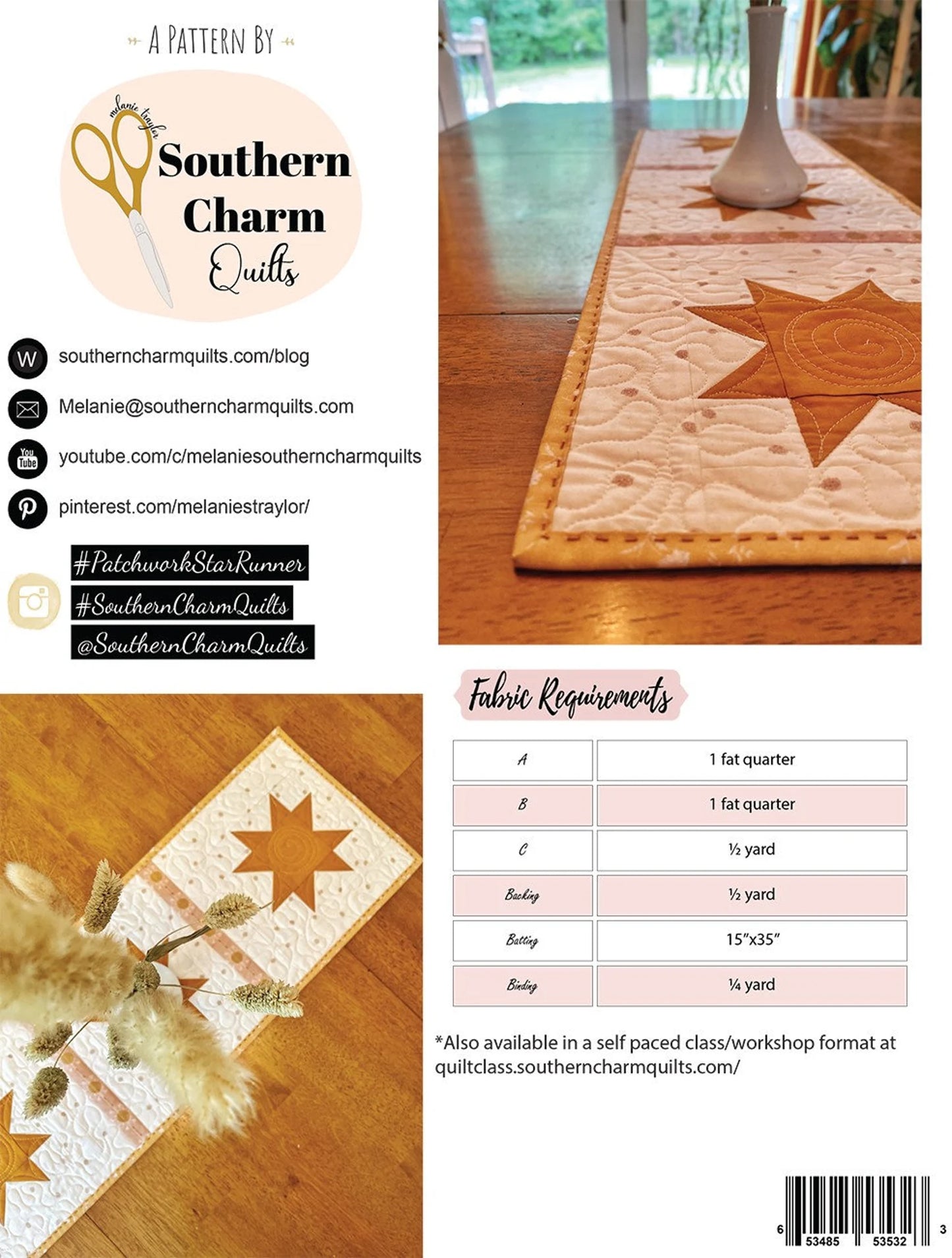 Patchwork Star Quilt Pattern