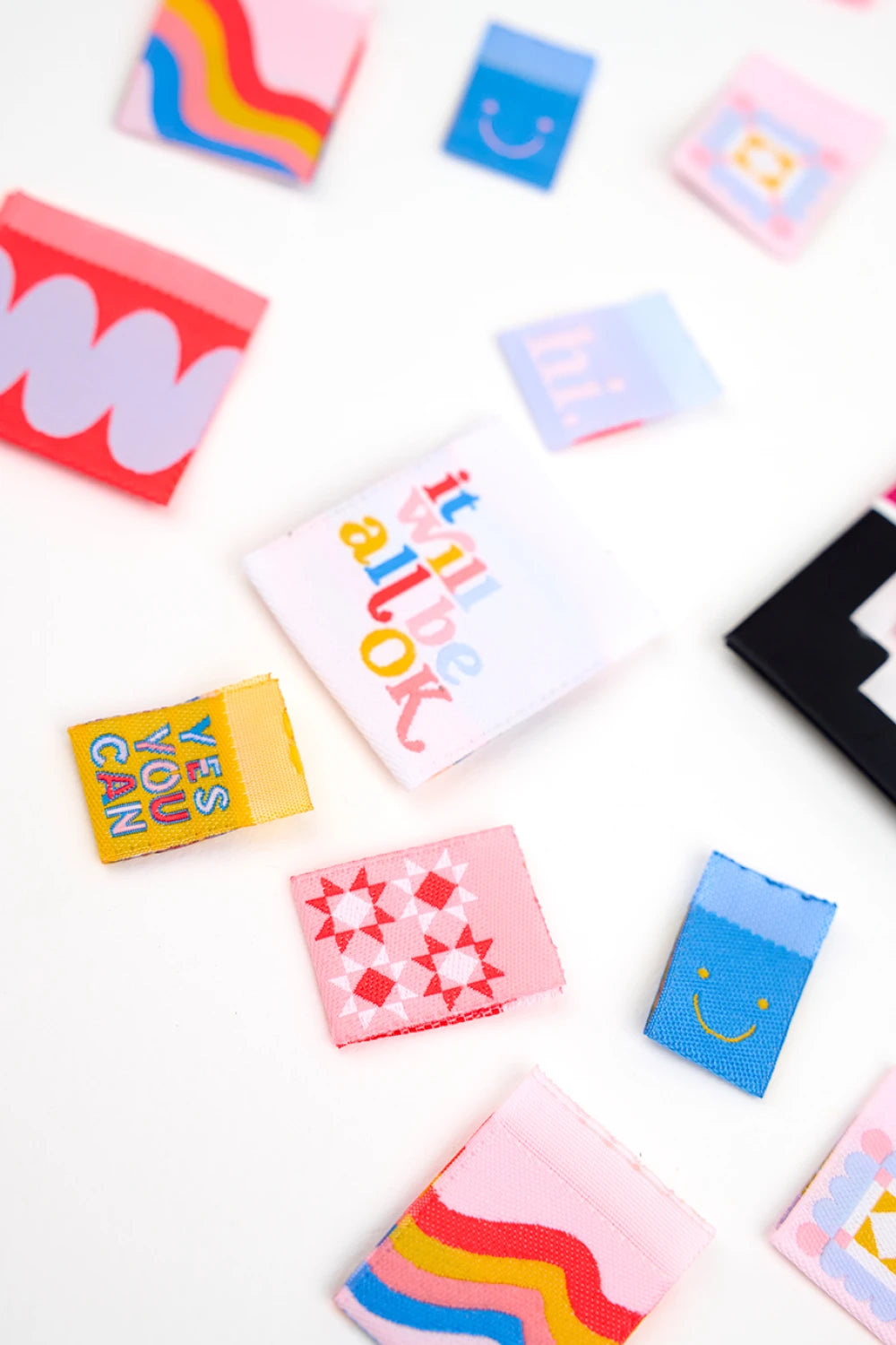 Playful Woven Labels  - Renaissance Ribbons Inc