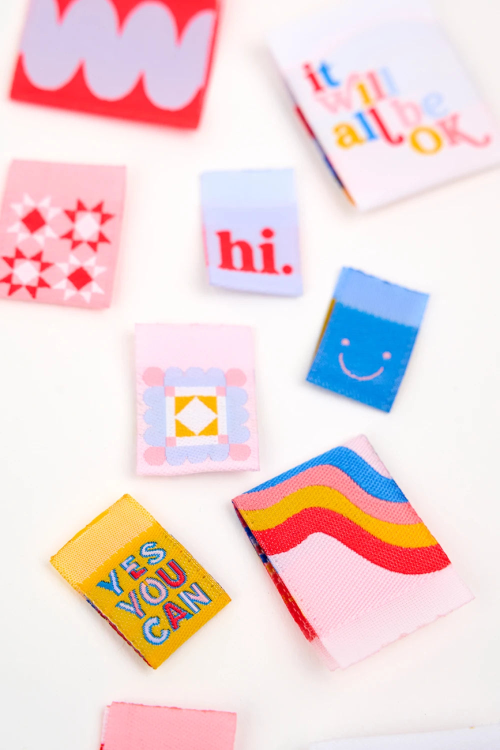 Playful Woven Labels  - Renaissance Ribbons Inc