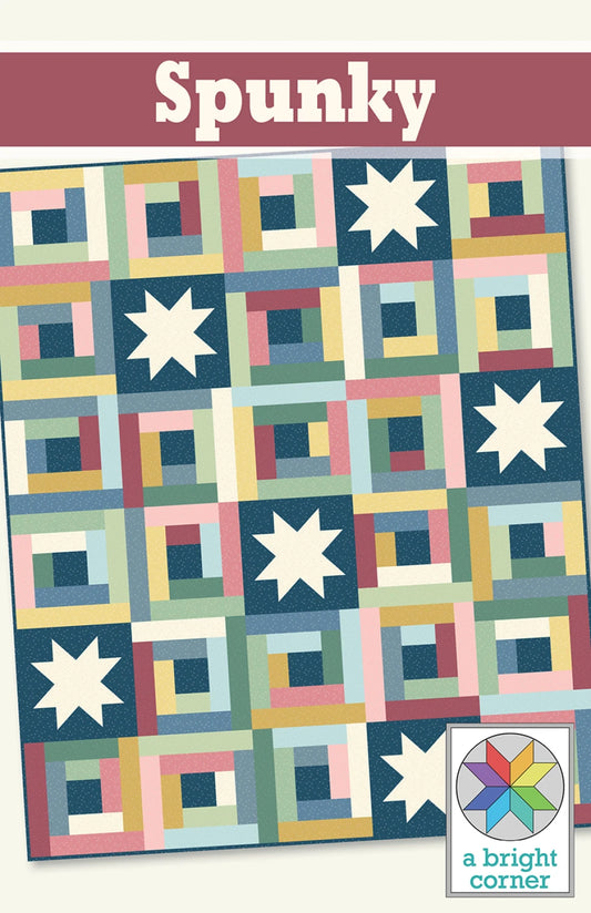 Spunky Quilt Pattern | A Bright Corner