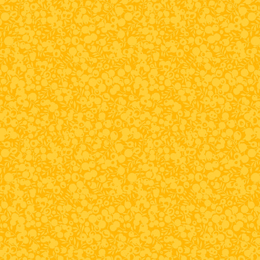 Wiltshire Shadow Lemon Quilting Fabric | Liberty Fabrics