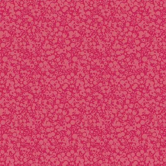 Wiltshire Shadow Rasberry Quilting Fabric | Liberty Fabrics