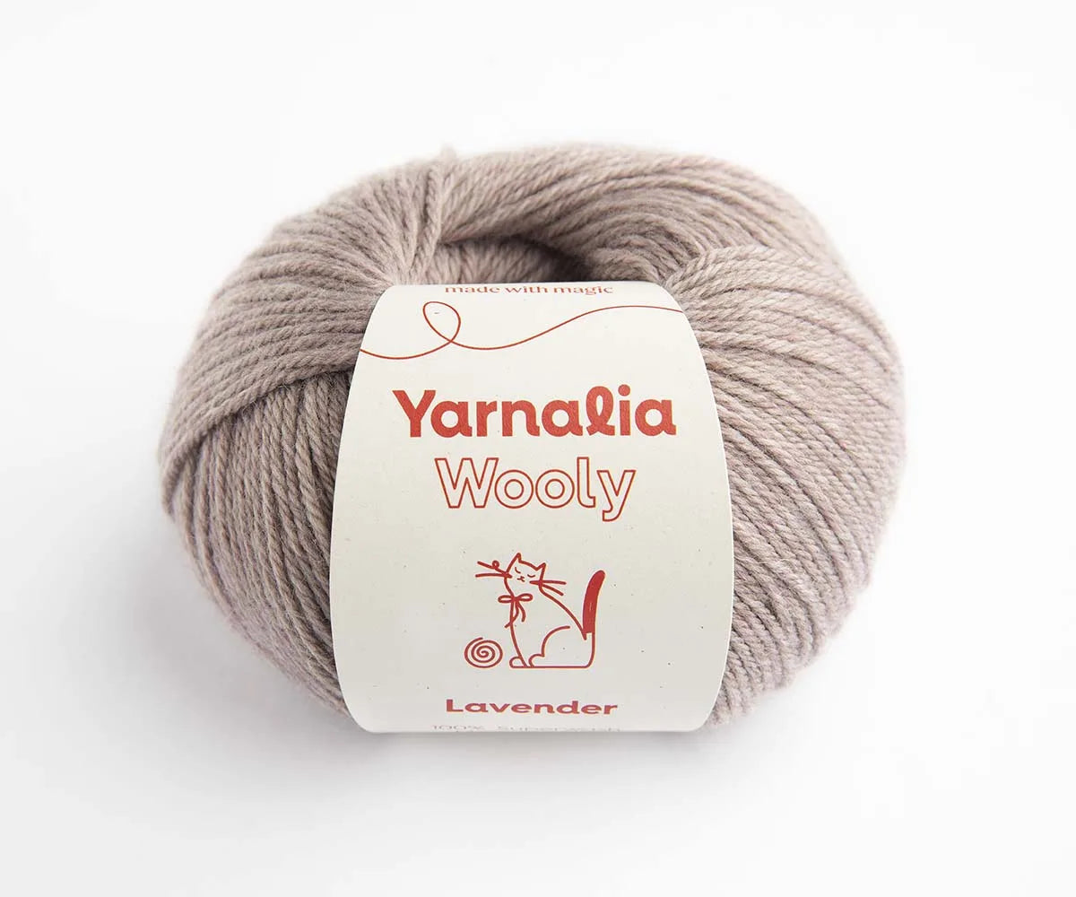 Lavender | Yarnalia Wooly 100% Superwash Merino Wool