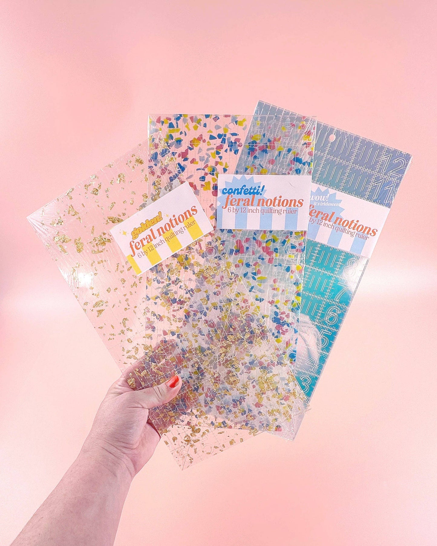 Golden 6 x 12 Quilting Ruler | Feral Notions