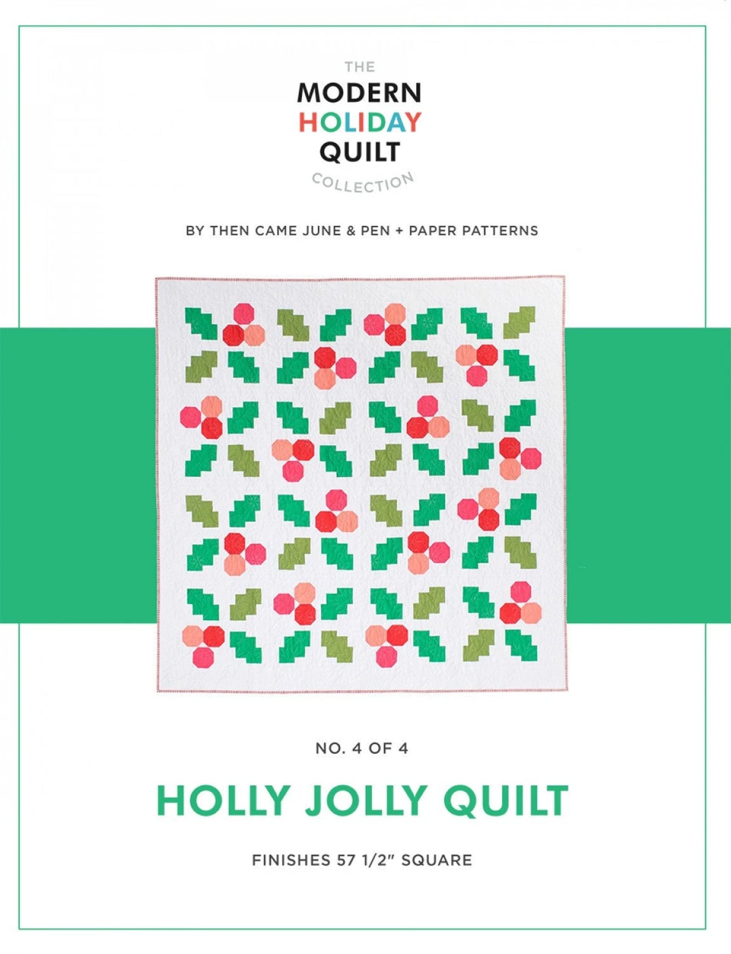 Holly Jolly Quilt Pattern | Pen and Paper Patterns