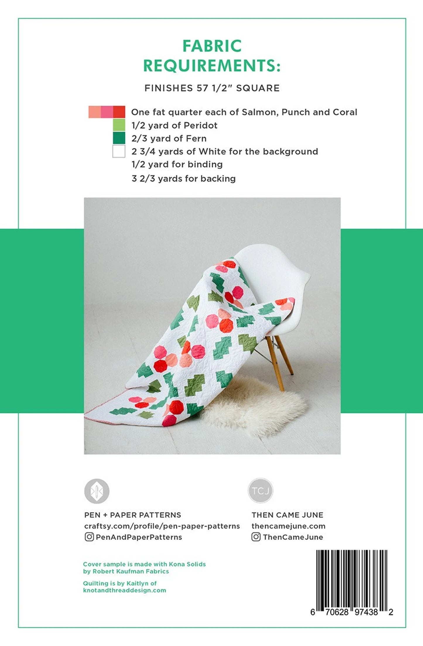 Holly Jolly Quilt Pattern | Pen and Paper Patterns